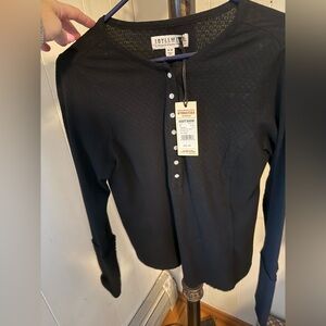 NWT Idyllwind Black Long Sleeve Top